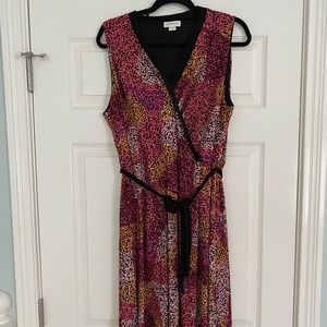 BNWOT Monsoon women's midi length sleeveless dress UK size 22 USA size 18